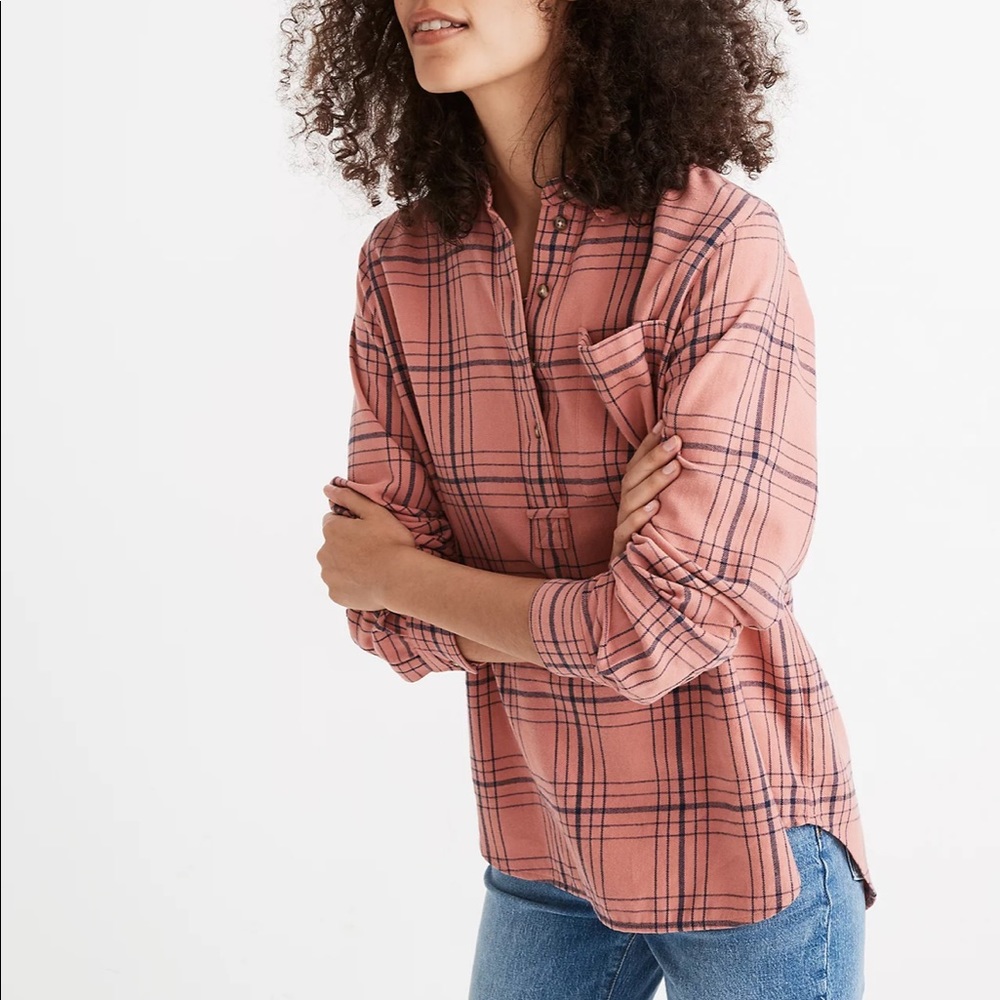 Madewell Popover Flannel